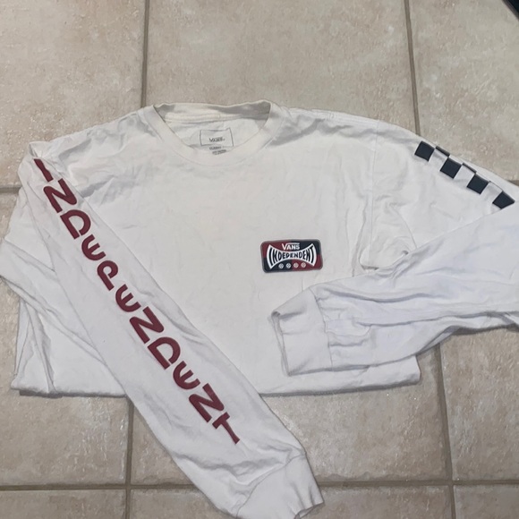 VANS white Independent Skate Long Sleeve S - Picture 1 of 2